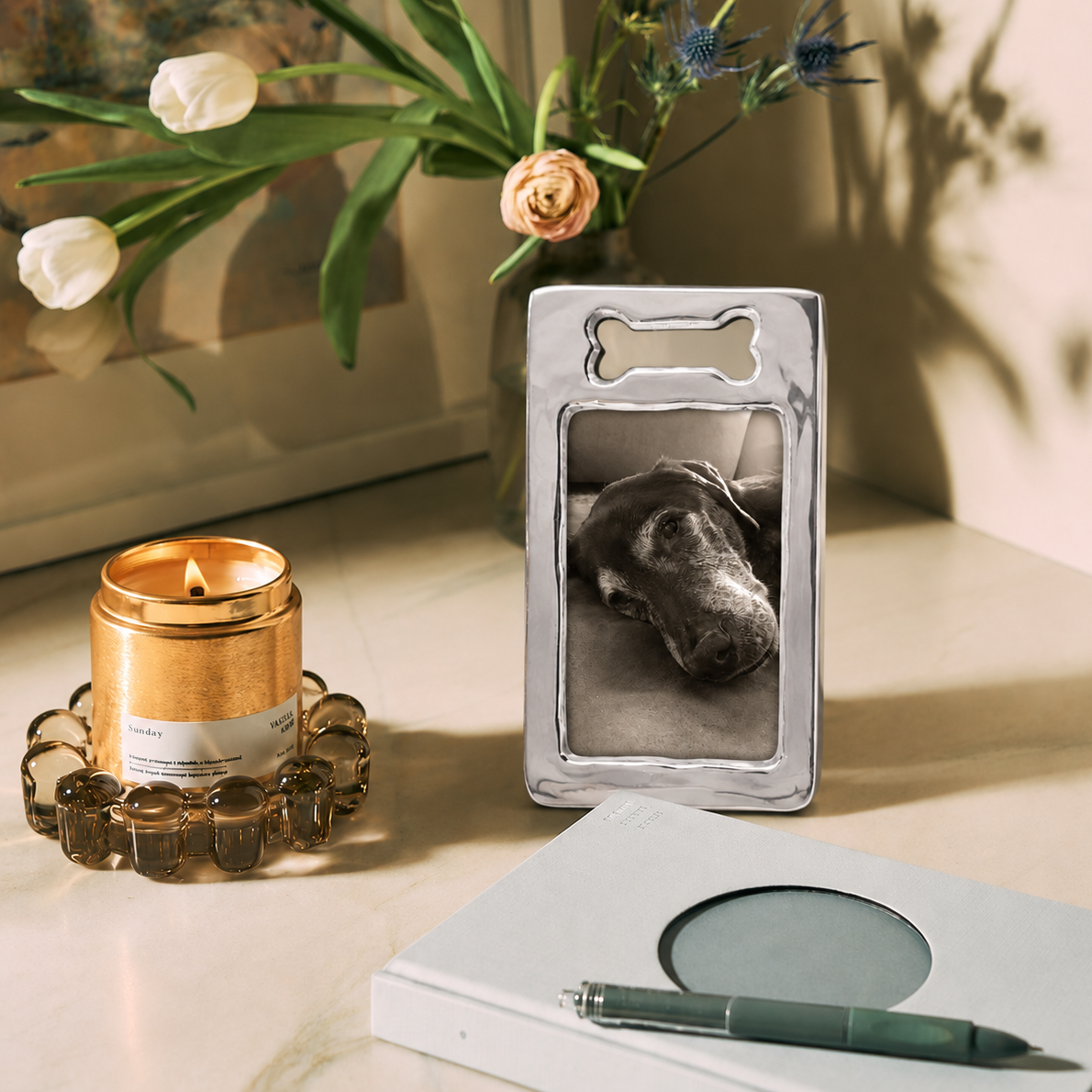 Pet Loss Collection - Memorial Frame, Candle & Comfort Book