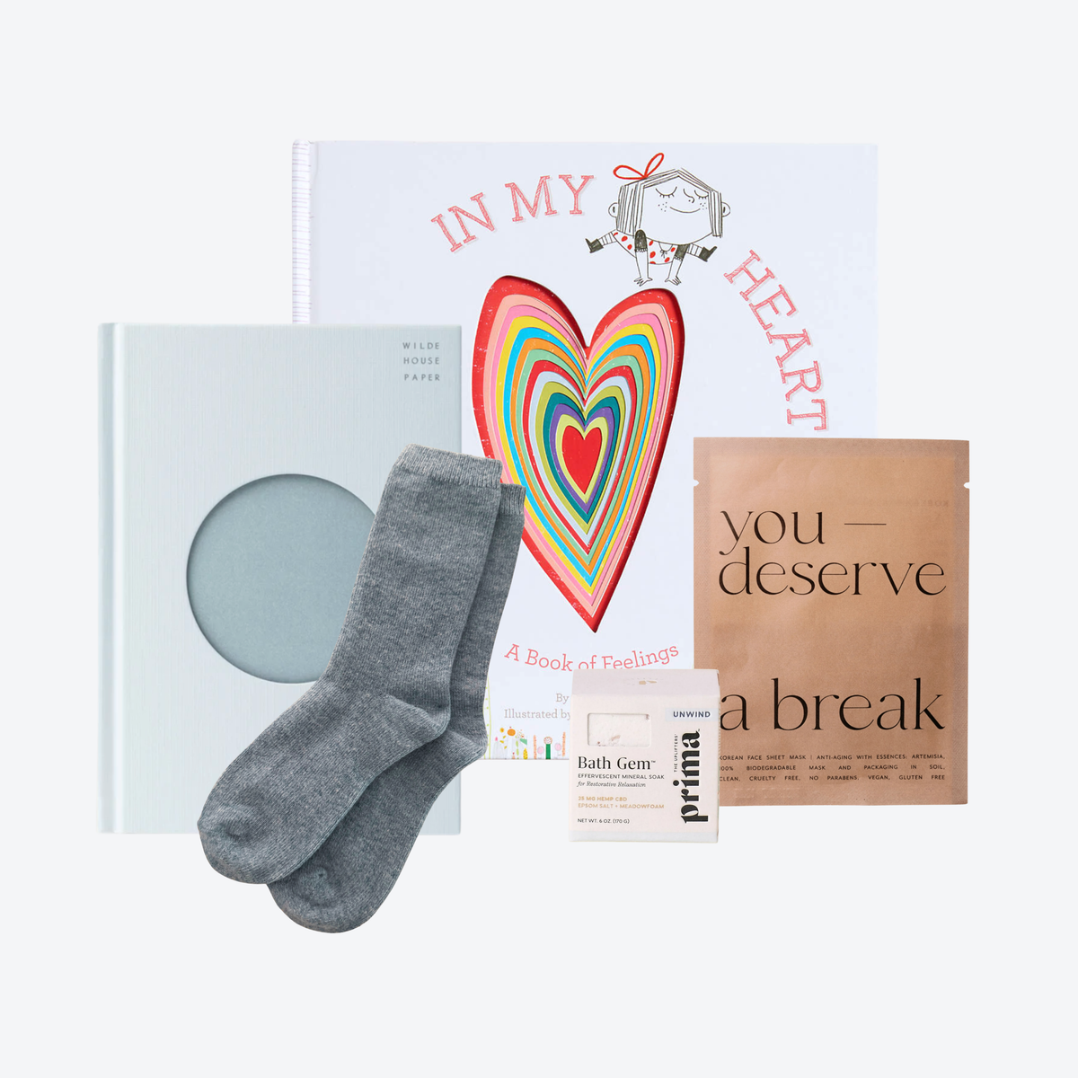 Comfort Together Collection - Gift for Parent & Child includes a Journal, Feelings Book & Candle